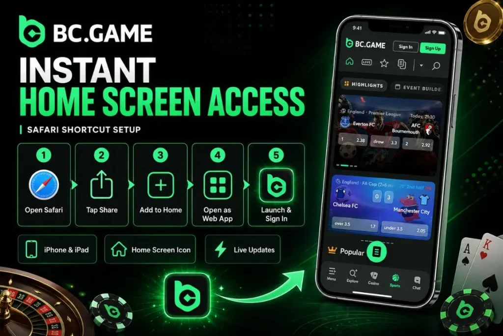 BC.Game iOS web app