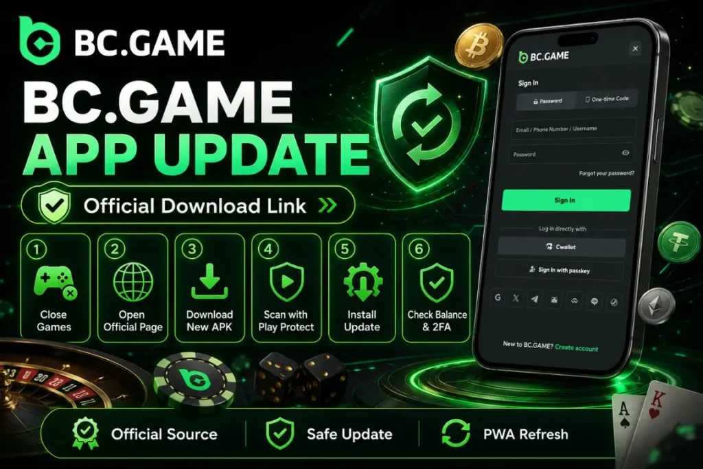 BC.Game mobile app update