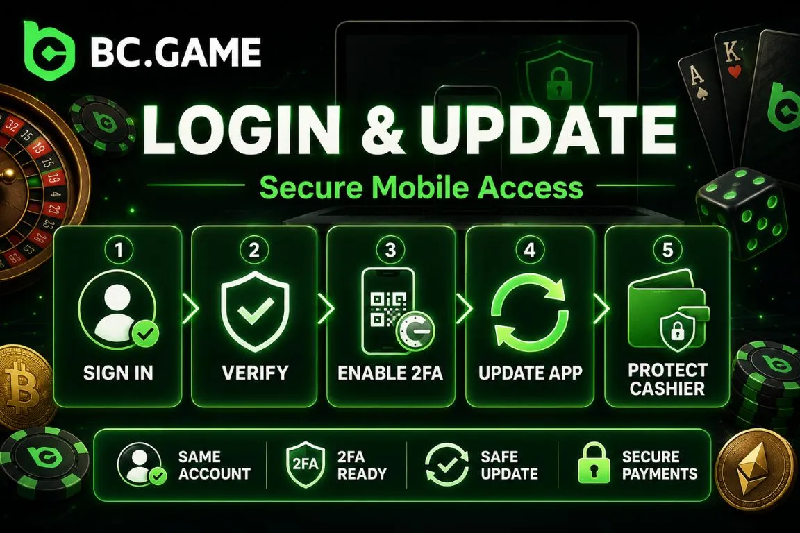 BC.Game Mobile Registration and Login