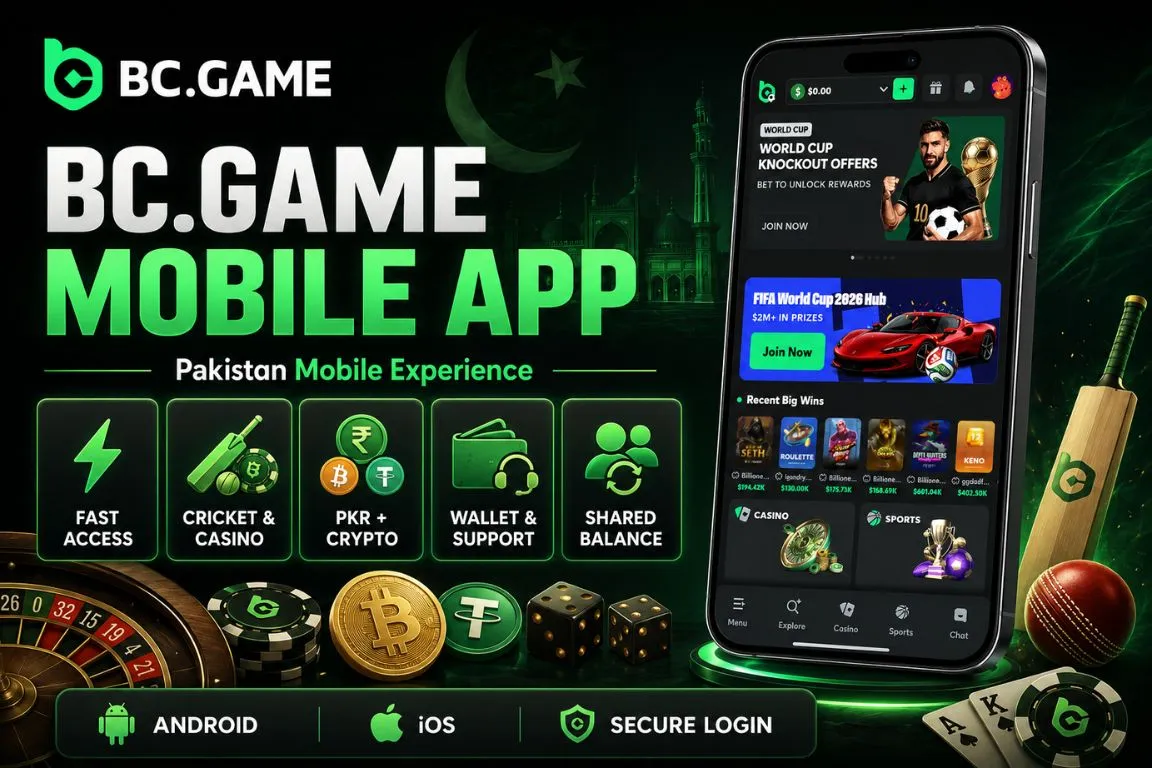 BC.Game Pakistan Mobile Experience